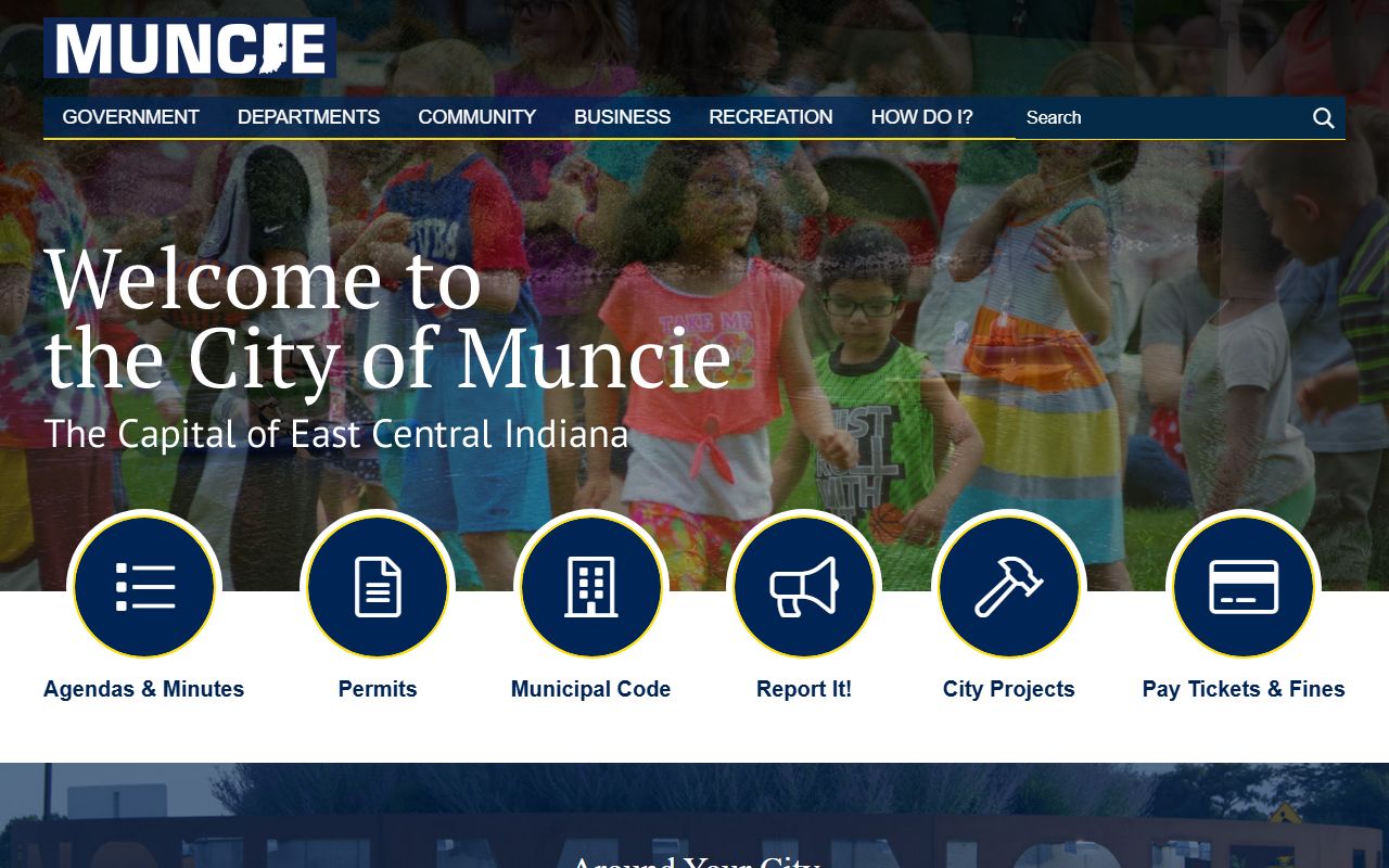Muncie city portal for public records and people search