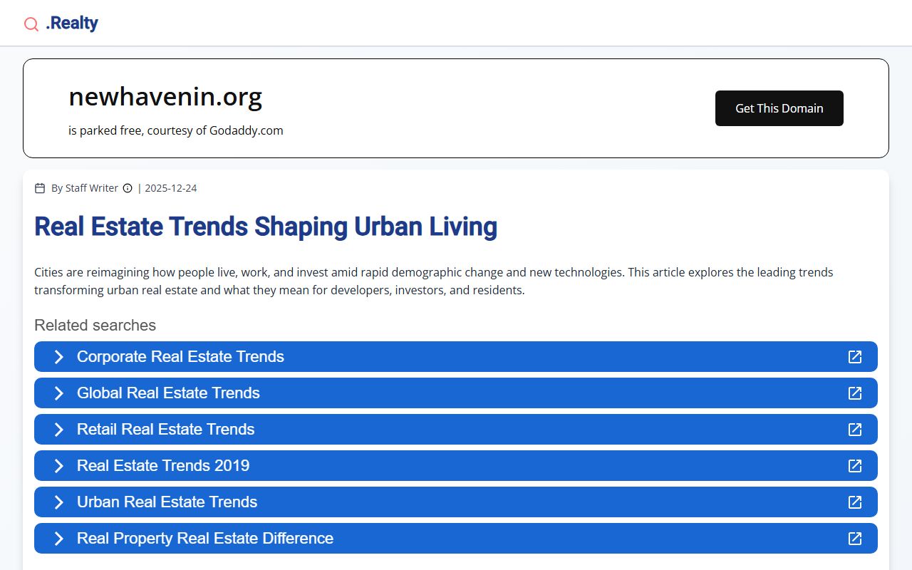 New Haven city portal with department contacts and public records information