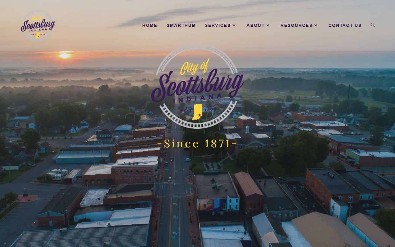 Scottsburg city website for public records and local services