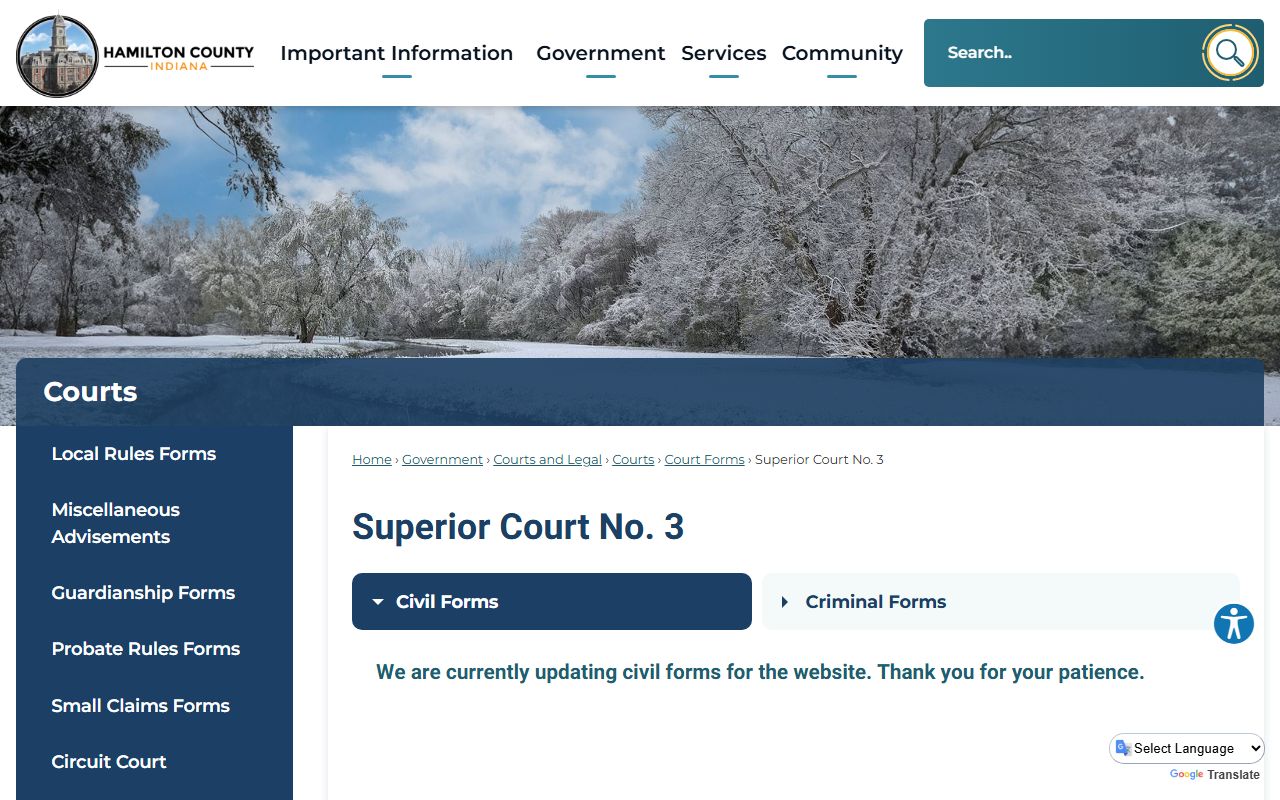 Hamilton County Recorder office website for deed and document searches
