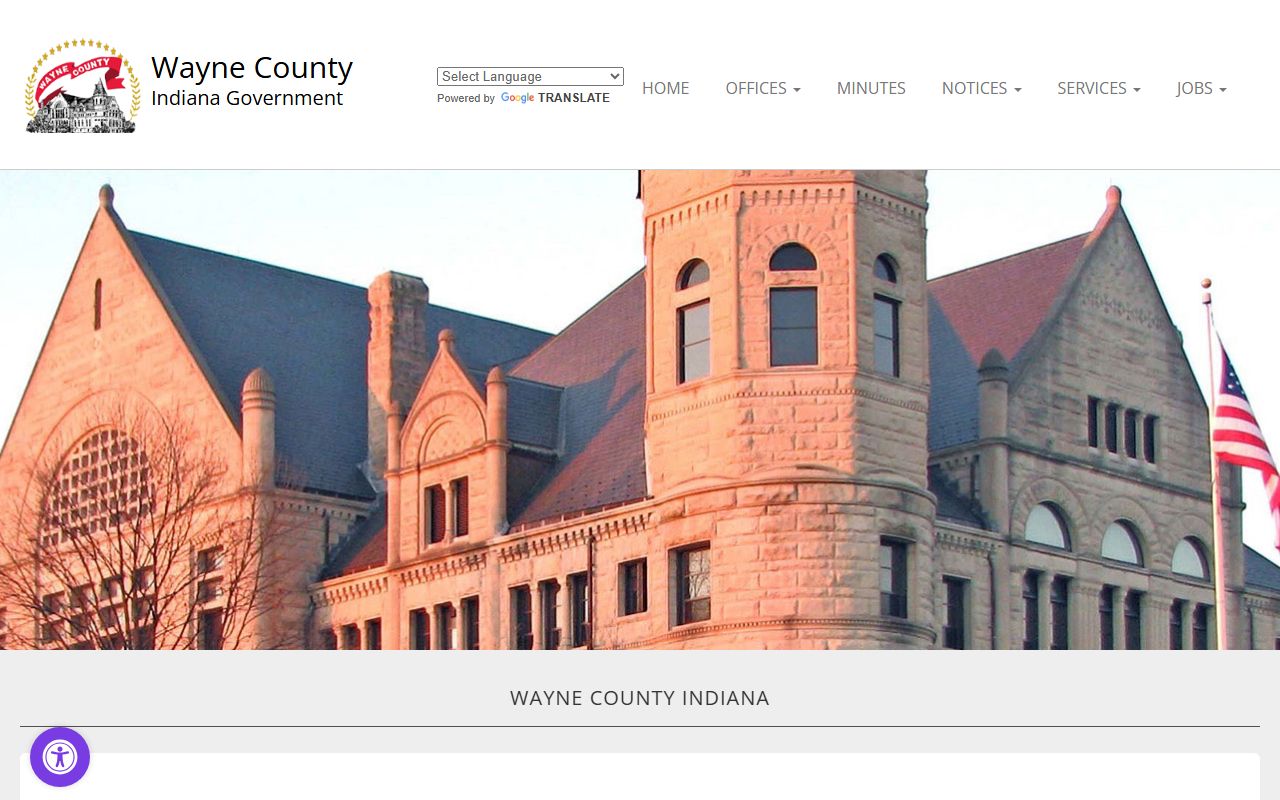 Wayne County government portal for people search records