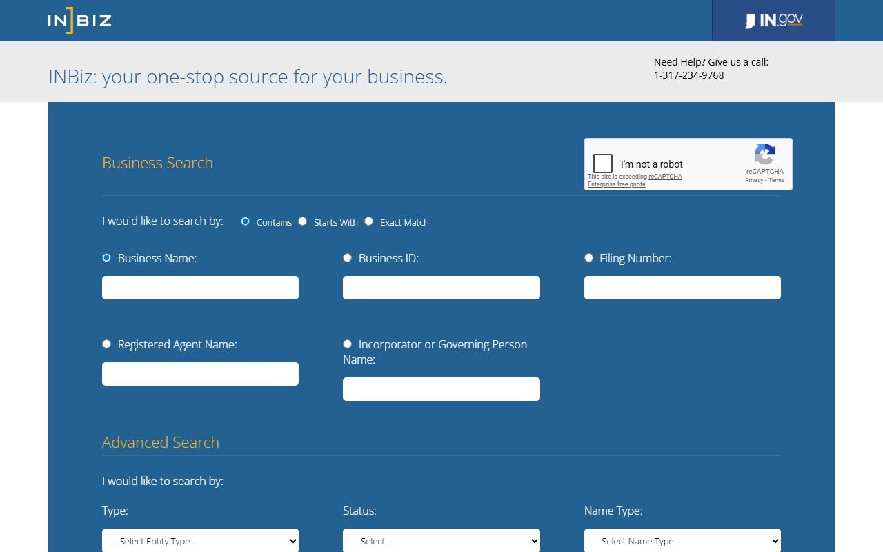 Indiana business entity search for people search records